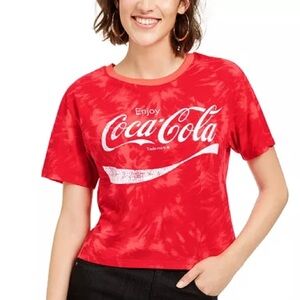Love Tribe Juniors' Coca-Cola Tie-Dye T-Shirt